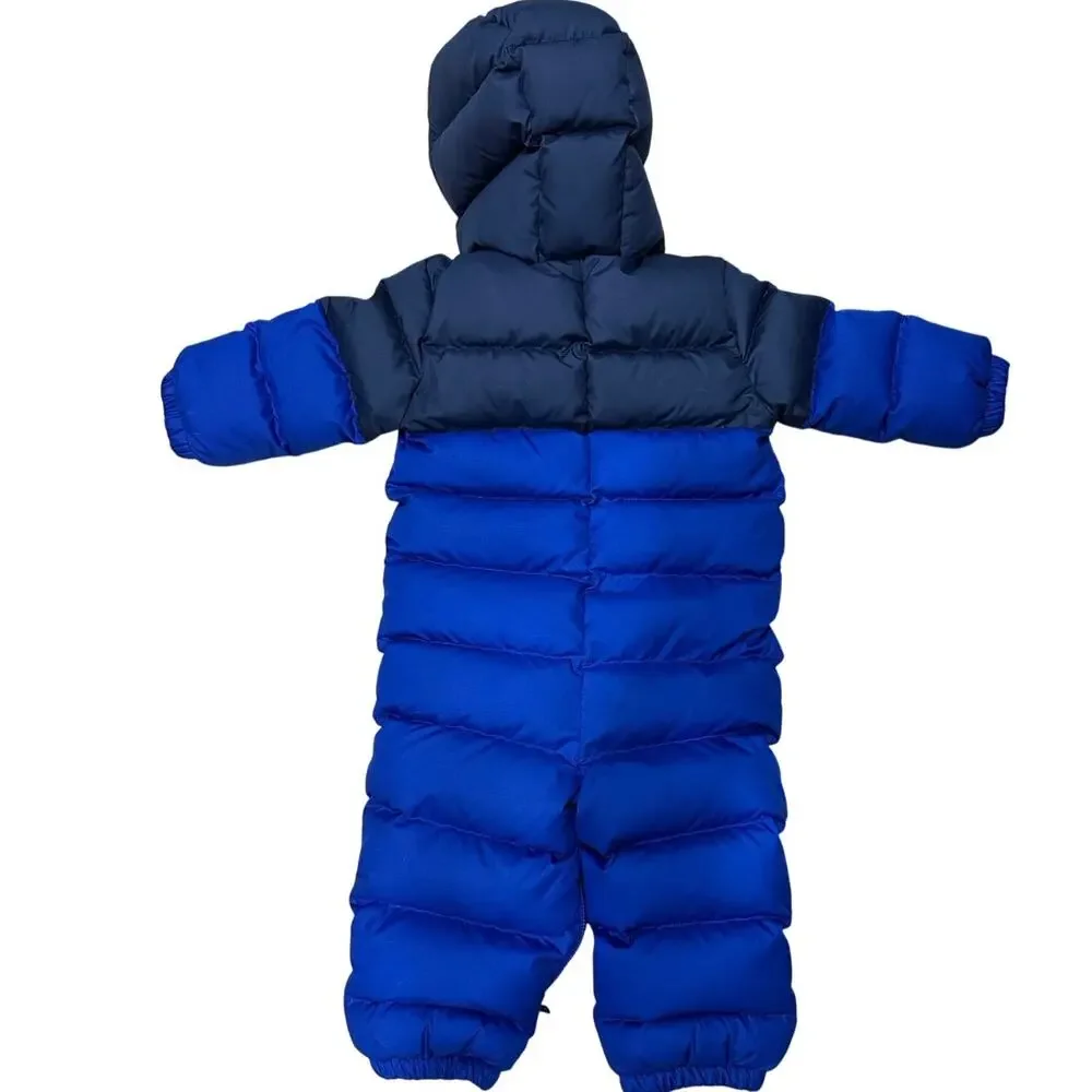 Ralph Lauren Blue Navy Hooded Puffer Snowsuit